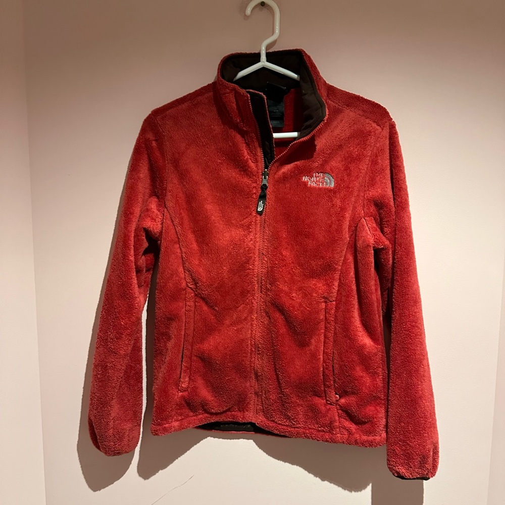 The north face red fleece